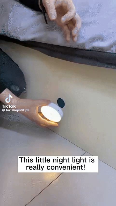 مصباح إضاءة ليلي LED ذكي بمستشعر حركة يعمل تلقائيًا (تشغيل/إيقاف) للمنزل
