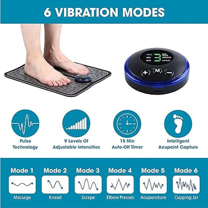 حصيرة تدليك القدم بتقنية EMS (مدة التوصيل في الإمارات: 1-3 أيام)