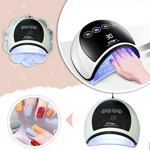 مصباح أظافر LED – مجفف جل ومعالج أظافر سريع الجفاف