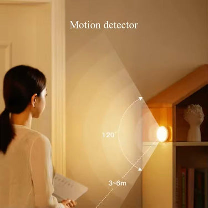 مصباح إضاءة ليلي LED ذكي بمستشعر حركة يعمل تلقائيًا (تشغيل/إيقاف) للمنزل