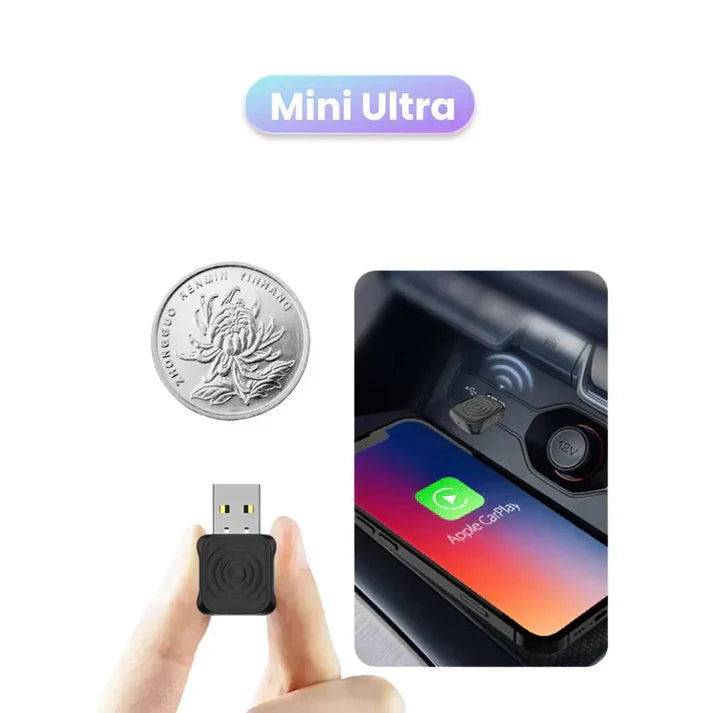 محول AutoConnect™ اللاسلكي لتشغيل Apple CarPlay
